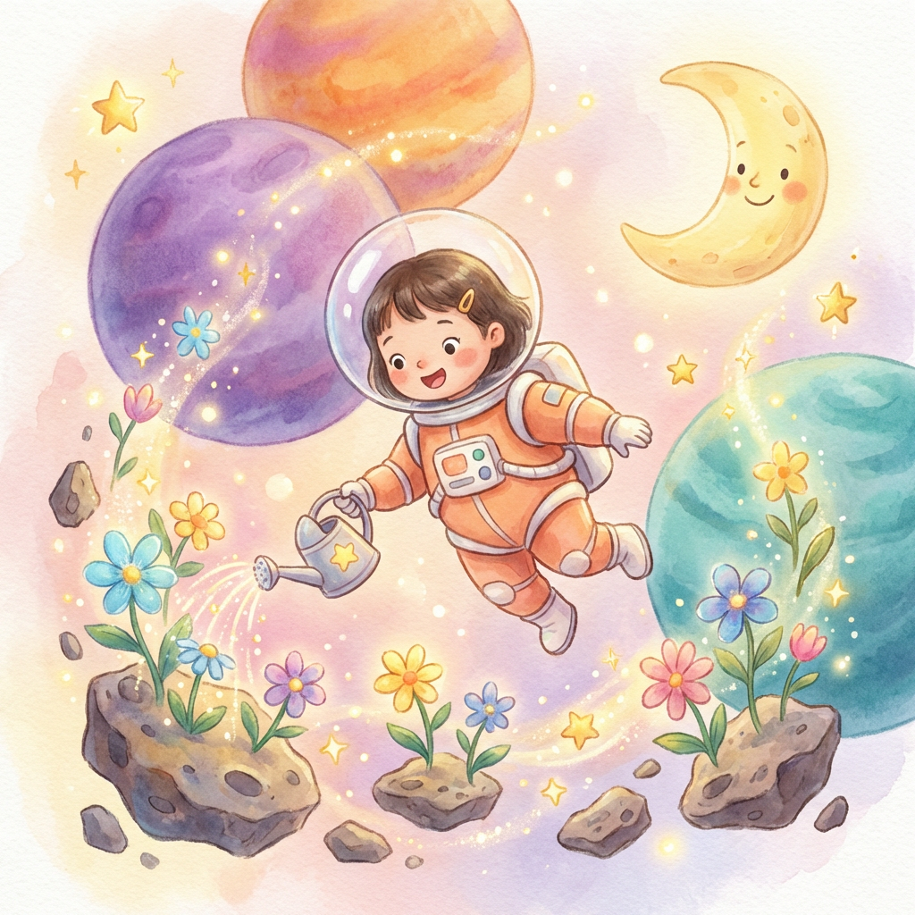 Luna's Journey to the Stars